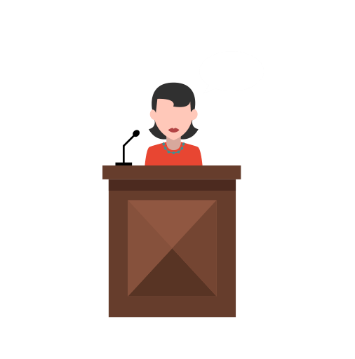 Public Speaking Tips Woman Podium - Public Speaking Tips
